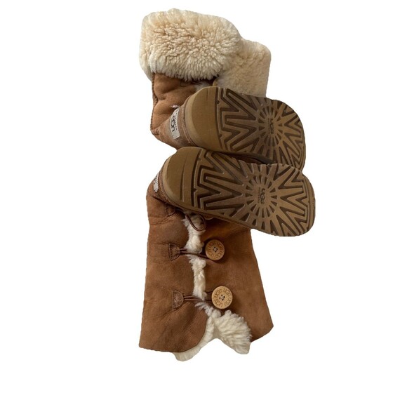 UGG Bailey Button Triplet II Boot Chestnut – 9 US UK 7.5 - Picture 10 of 13